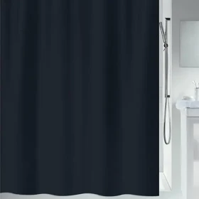 Spirella PRIMO sprchový závěs 180 x 200 cm černý / polyester (7610583181220)
