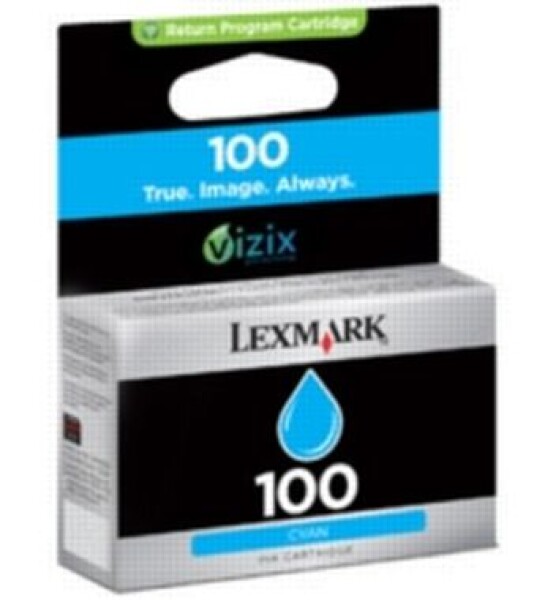 Lexmark No 100 originální inkoustová kazeta / 14N0900E / azurová (14N0900E)