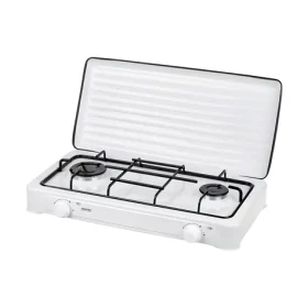 KN-02/1K bílá / Vařič / plynový / 2 plotny / 3900 W / 285 g/h (KN-02/1K)