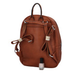 Koženkový batůžek Endy, hnědý