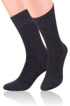 Pánské ponožky Steven Wool art.130 černá 44-46