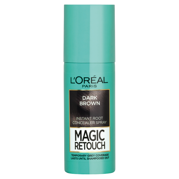 L'Oréal Paris Magic Retouch Sprej pro okamžité zakrytí odrostů tmavá hnědá 75ml