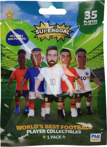 Supergoal figurka fotbalisty + mini plakát