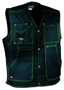 Pracovní vesta COFRA ZURICH černá velikost 50 (V055_0_05_50-B)