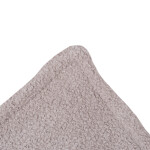 PLUSH NEST PLUSH NEST Dětské čtvercové křesílko Puffy 77 × 67 × 50 cm Beránek šedé