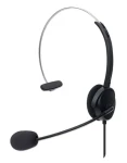 Manhattan Mono USB headset On-Ear černá / Headset / Mono / USB-A / 69 g (180498)