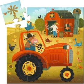 DJECO Puzzle Traktor