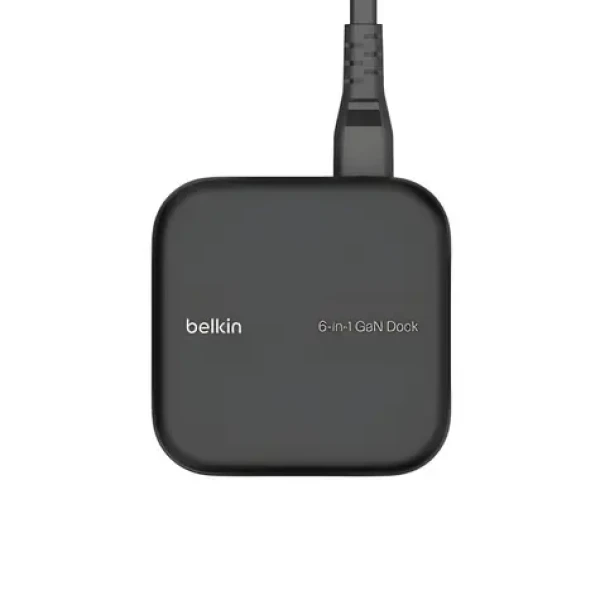 Belkin CONNECT INC018vfBK USB-C 6v1 Core GaN černá / USB-C hub / 130W GaN / 96W PD (INC018VFBK)