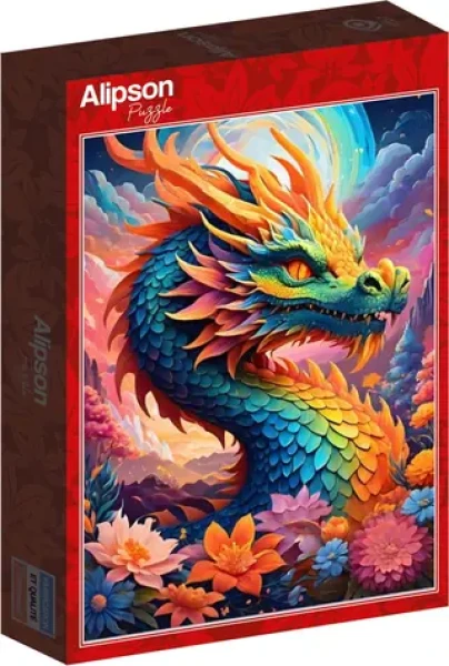 ALIPSON Puzzle Barevný drak