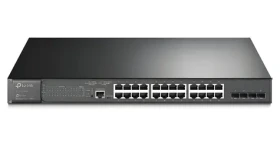 TP-Link JetStream / Spravovatelný switch / 28 portů Gigabit / L2+ / 24x PoE+ / 4x combo Gigabit SFP (SG3428MP)