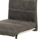 Jídelní židle, šedá, látka, HC-483 GREY3
