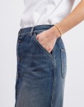 Carhartt WIP W' Marvin Skirt Blue worn used wash XS