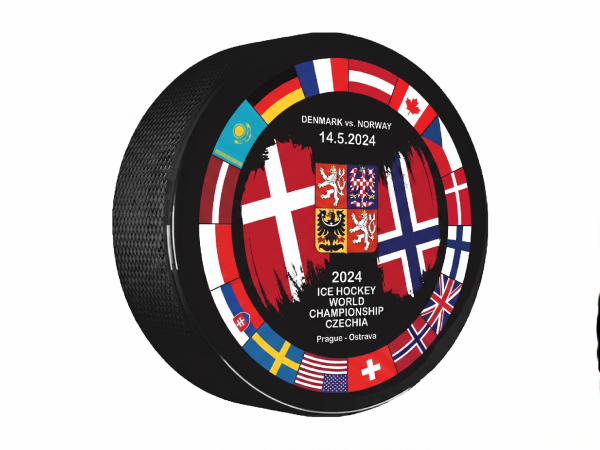 FansArena Puk Ice Hockey World Championship Czechia MS 2024 Dueling 14.5.2024 Denmark vs. Norway