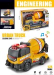 Auto stavební domíchávač s efekty 16 cm