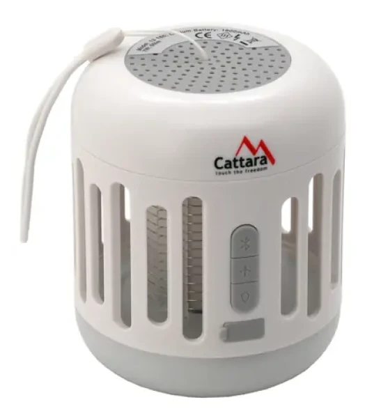 Cattara Svítilna MUSIC CAGE Bluetooth nabíjecí + UV lapač hmyzu / SMD LED / 1800 mAh / 7W / 1000V / microUSB / Bluetooth (13185)