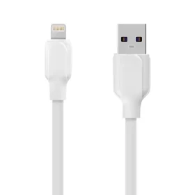 Obal:Me Simple USB-A/Lightning Kabel 1m bílá (8596311223624)