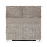 Židle jídelní, taštičkové pružiny v sedáku, 180° otočný mechanismus, lanýžová voděodolná látka, černý kov