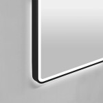 Zrcadlo se senzorem SAT Vision 100x70 cm černá SATZVI70100CE SATZVI70100CE