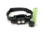 Flacarp Vodotěsná nabíjecí čelovka HL3UV bílá + UV LED,Flacarp Vodotěsná nabíjecí čelovka HL3UV bílá + UV LED