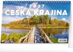 Stolní kalendář 2027 Notique Česká krajina, 23,1 x 14,5 cm