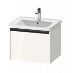 DURAVIT - Ketho.2 Umyvadlová skříňka 44x58x46 cm, 1 zásuvka, lesklá bílá K25081022220000