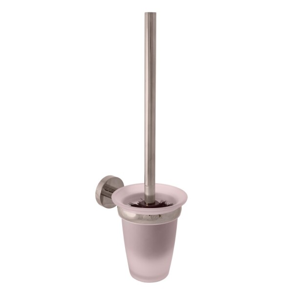 RAV Slezák - COLORADO - Koupelnový doplněk WC štětka, skleněná miska, Metal Grey - lesklá COA0500MGL COA0500MGL