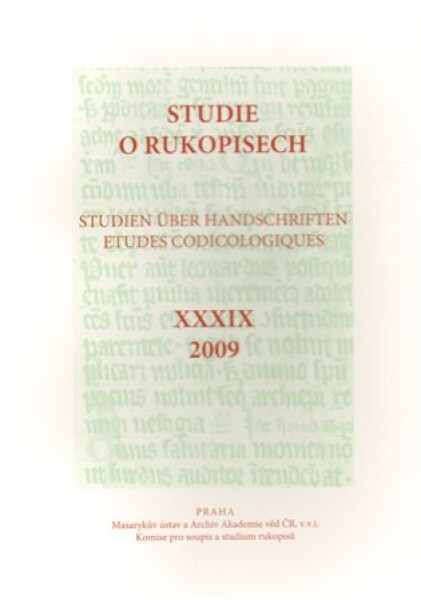Studie o rukopisech 39