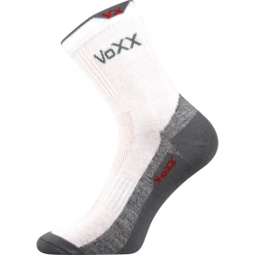 VOXX Ponožky sportovní slabé MASCOTT se stříbrem BÍLÉ 39-42 101519