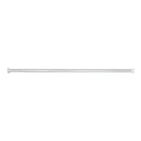 Spirella KRETA tyč na sprchový závěs 75 - 125 cm lesklá bílá / bez vrtání / hliník (7610583103277)