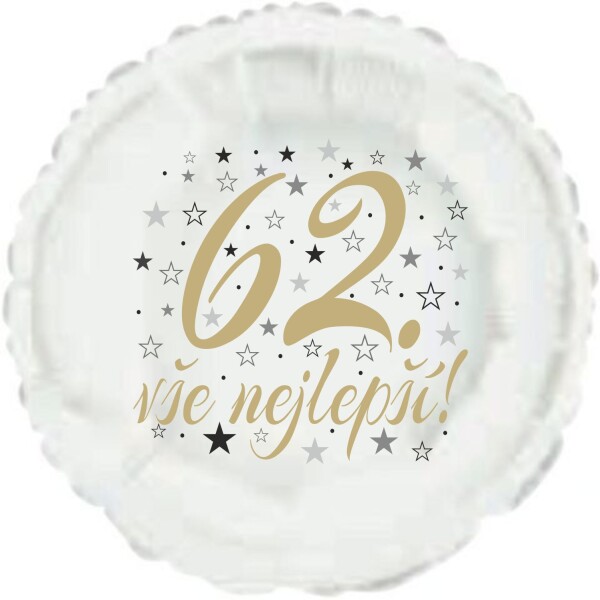 62. narozeniny balónek kruh Balonky.cz 62. narozeniny balónek kruh Balonky.cz