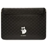 Karl Lagerfeld Saffiano Monogram Choupette černá / Obal na notebook / 16" (KLCS16SAKHPCK)