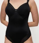 TRUE SHAPE SENSATION BSW – hedvábně tvarující body s kosticemi Triumph BLACK 85C