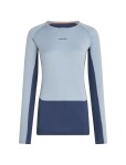 ICEBREAKER Wmns Merino 260 ZoneKnit LS Crewe, Dawn/Zincblue/Cb (vzorek) velikost: S
