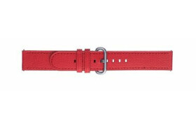 SAMSUNG LeatherBand Kožený řemínek pro Galaxy Watch Active 2 červená (GP-TYR820BRBRW)