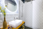 INVENA - Sprchový sloup GLAMOUR TREND s baterií, chrom AU-05-B01-V