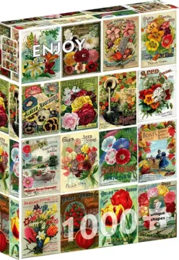 ENJOY Puzzle Vintage balíčky květinových semen
