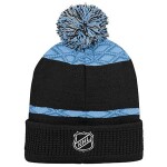 Outerstuff Dětská zimní čepice Utah Mammoth NHL Puck Pattern Cuffed Pom