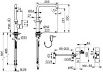HANSA - Vantis Style Hybridní dřezová baterie, síťové napájení, matná černá 5421220933