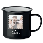 Personalizovaný retro plecháček s fotkou mazlíčka a textem