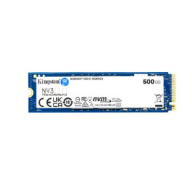 Kingston SSD 500GB NV3, M.2 2280, NVMe PCIe Gen4x4, (R: 5000MB/s, W: 3000MB/s) EDF_1532047