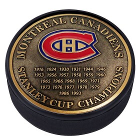 Fanatics Puk Montreal Canadiens NHL Stanley Cup Champions Medallion Collection