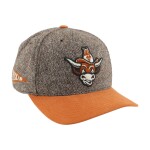 Zephyr Pánská kšiltovka Texas Longhorns NCAA Tweed Pinched Crown