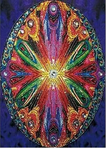 Norimpex Mandala 7D - Barevný ovál
