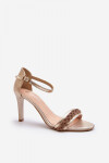 Sandály na podpatku model 194688 Step in style 40