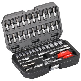 FESTA 17233 Gola sada 1/4", 46 dílů, plastový kufr