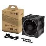 ASUS PRIME MR120 ARGB černá / 3x 120mm ventilátor / Sleeve bearing / 1600 RPM / 58 CFM / 21 dB (90DA00I0-B09020)