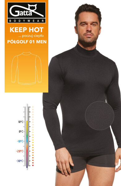 Pánský polorolák Gatta 3080S Keep Hot Men 01 M-2XL nero