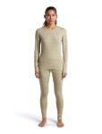 ICEBREAKER Wmns Merino 260 Tech Vertex LS Crewe AlpGeo, Undyed/Cumin/J (vzorek) velikost: S