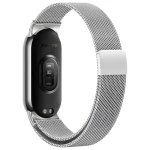 Beline Magnetic stříbrná / Řemínek / Xiaomi Mi Band 10/9/8 / magnetický / kovový
