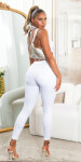 Sexy džíny Musthave s vysokým pasem a model 20212358 detaily - Style fashion white 40